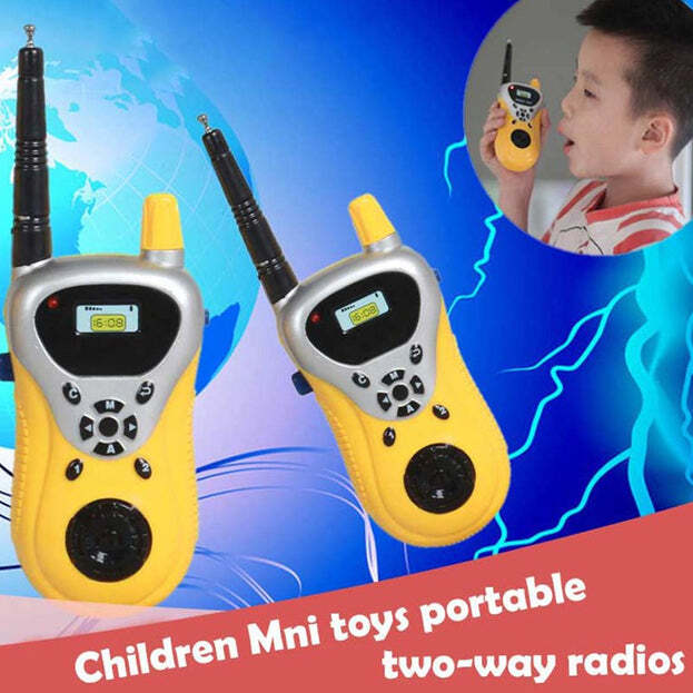 Walkie Talkie Toys For Kids 2 Way Radio Toy For 3-12 - 100 Meter Communication Range | Ergonomic Design, Crystal Clear Sound, Portable And Clip-on