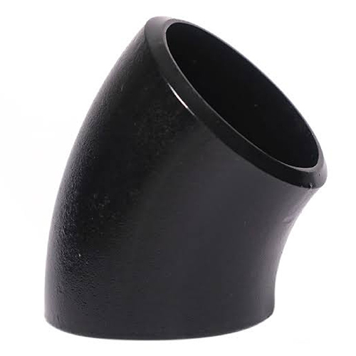 Black Carbon Steel 45 Degree Elbow