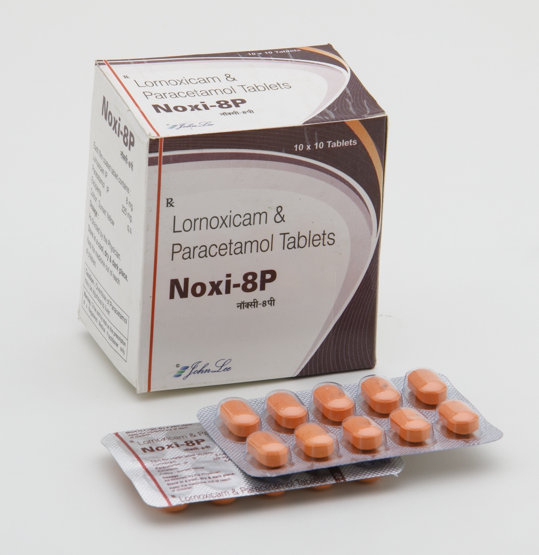 Lornoxicam Tablets - Lornoxicam Ip 8 Mg + Paracetamol Ip 325 Mg | Dual Action Pain Relief, Fast-acting Efficacy
