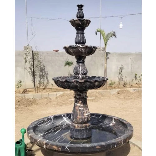 Black Marble Water Fountain