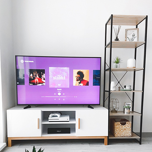 Wooden Tv Unit - High-quality Wood, Indoor Use Only | Modern Indian Style, Eco-friendly, Warranty Included