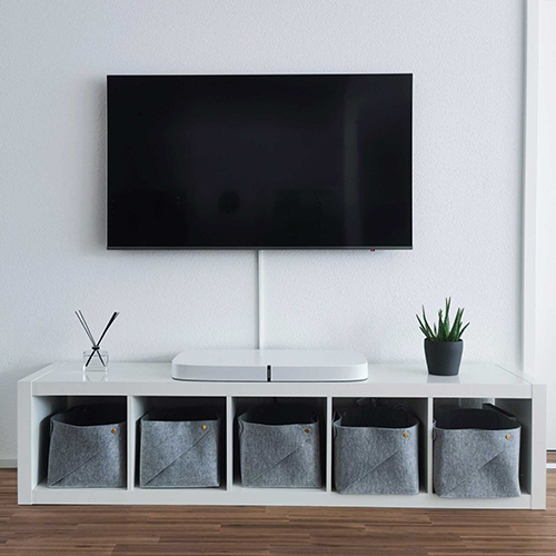 Wooden Tv Unit - High-quality Wood, Indoor Use Only | Modern Indian Style, Eco-friendly, Warranty Included