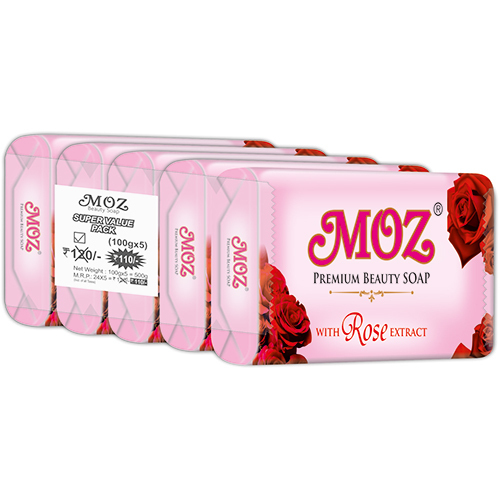 High Quality Moz Bath Soap Rose 100 Gm