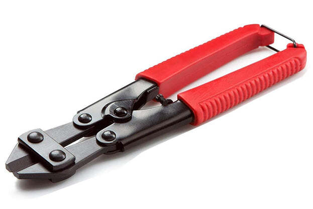 Mini Bolt And Wire Cutter - Hardened Alloy Steel, Black & Orange | Comfortable Grips, 3/16-inch Cutting Capacity, Durable Non-slip Design