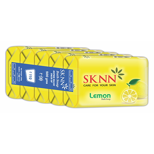 High Quality Sknn Bath Soap Lemon 100 Gm