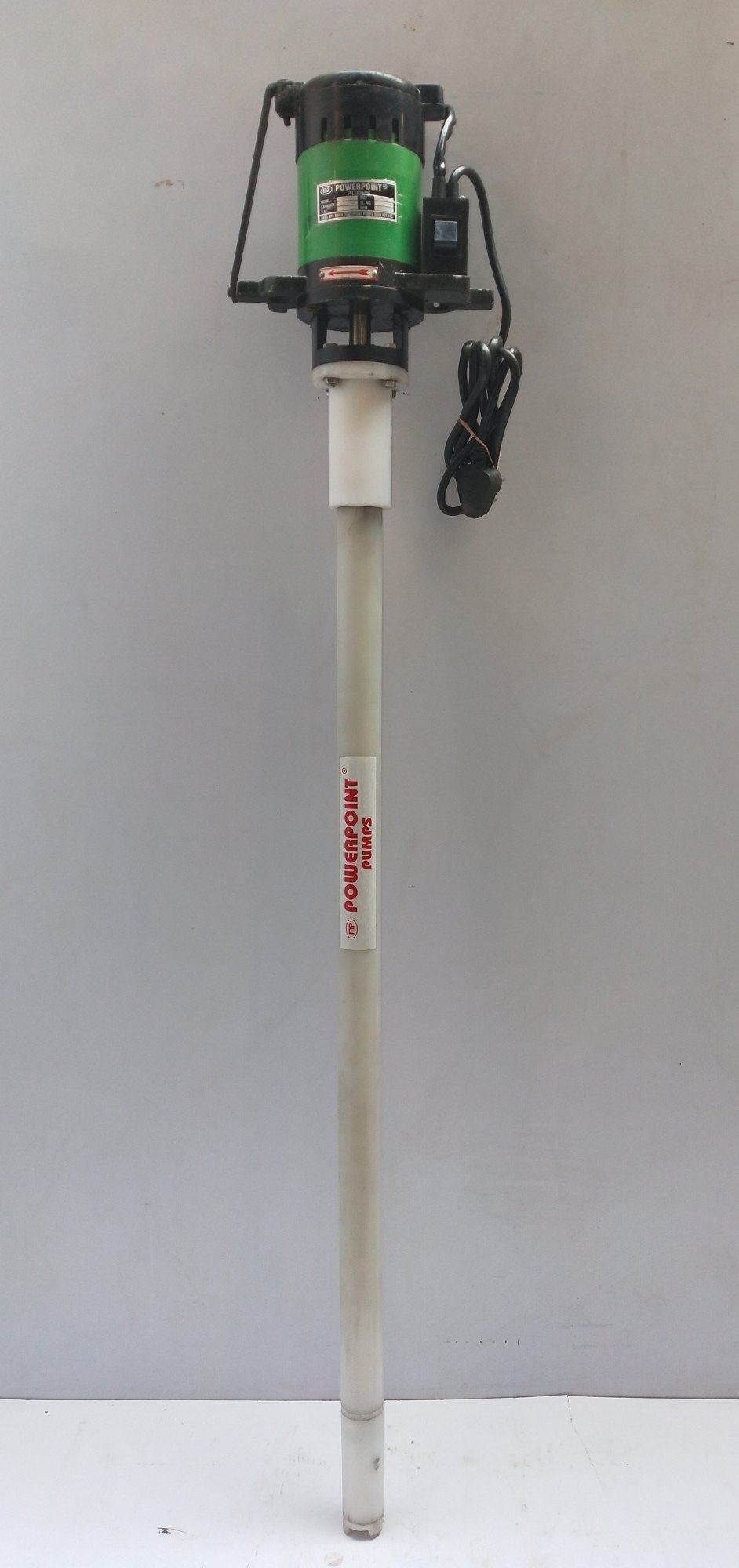 Pp Motorized Barrel Pumps - Color: White