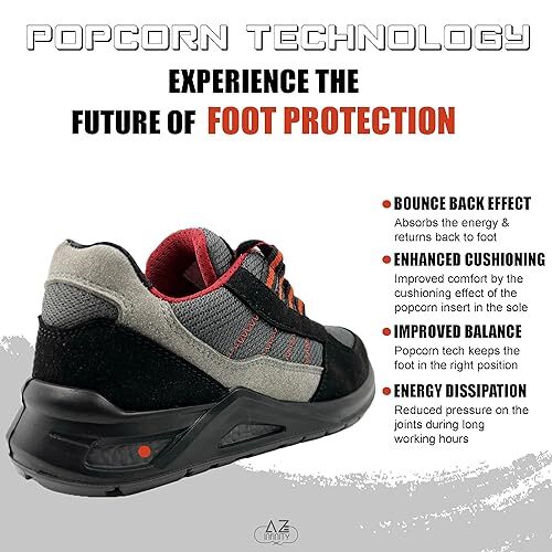 Allen Cooper Acm-1699 Washable Safety Shoe