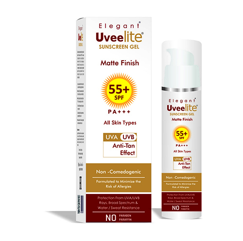 Sunscreen Gel Spf 55 Matte Finish - Age Group: All Age Group