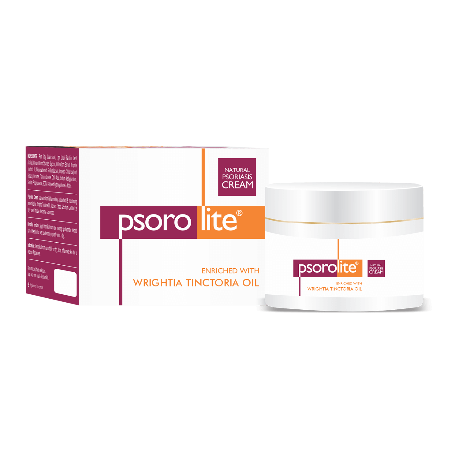 Psorolite Cream - Natural Anti-inflammatory Formula, Moisturizing Eczema & Psoriasis Treatment For All Ages