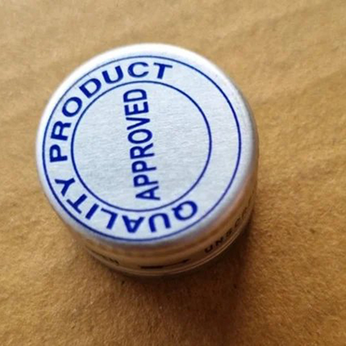 Silver 25mm Printed Ropp Cap
