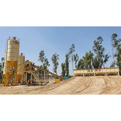 Fully Automatic Ready Mix Concrete Plant - Color: White