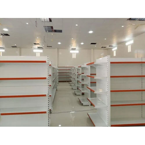 5 Shelves Supermarket Display Rack - Color: As Per Customer Choice