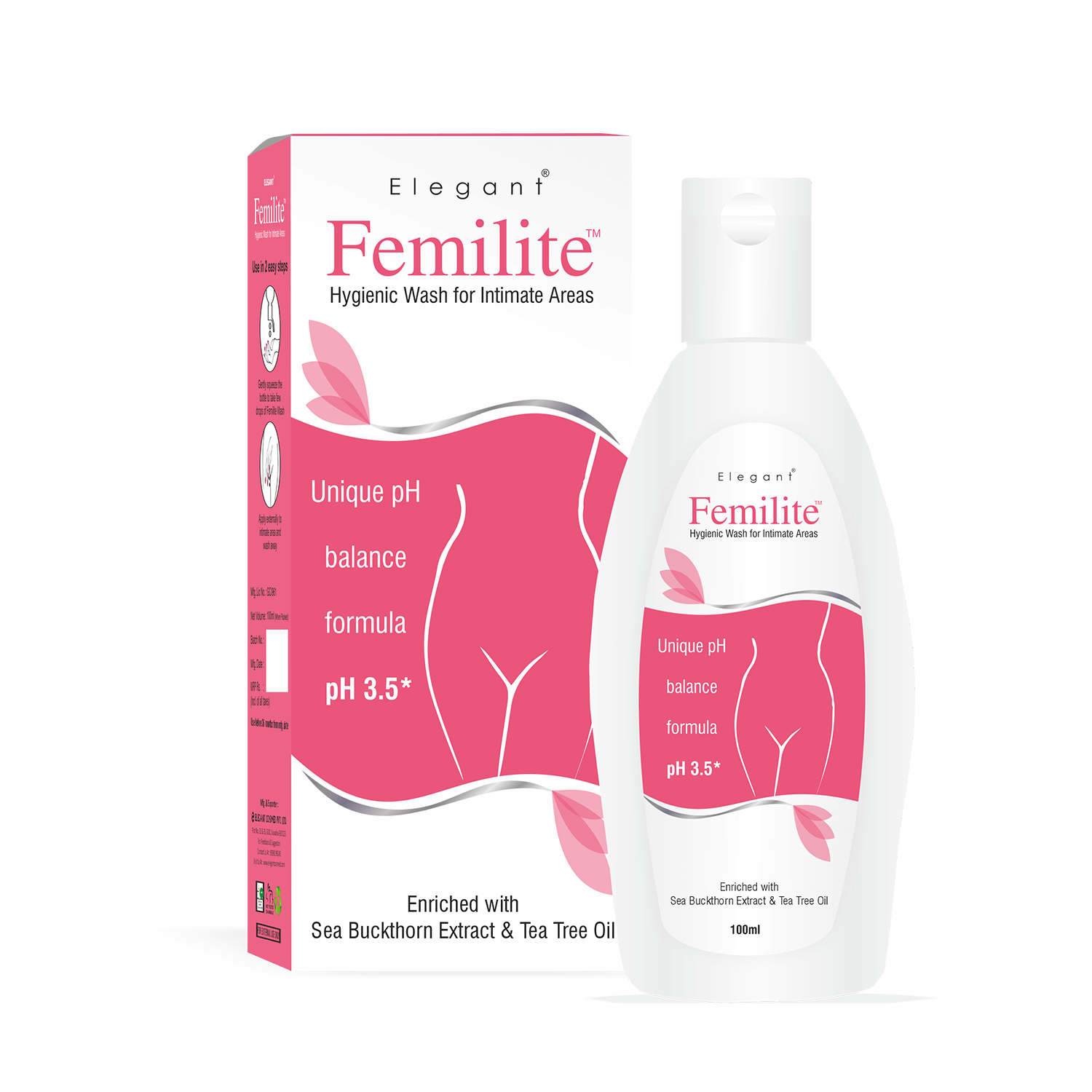 Elegant Femilite Hygienic Wash For Intimate Areas