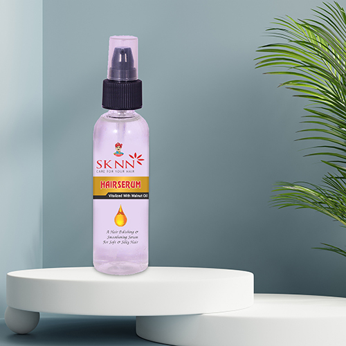Sknn Walnut Hair Serum 100 Ml - Liquid Bottle, Gel Form, Unisex Herbal Product | Reduces Hair Fall, 100 Ml Volume