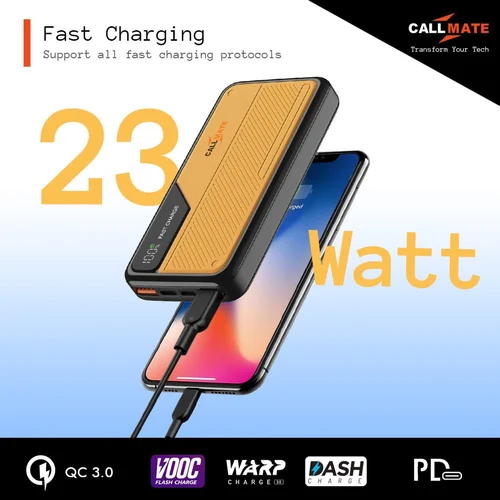Callmate 10000 mAh PD 3.0 फास्ट चार्जिंग पावर बैंक