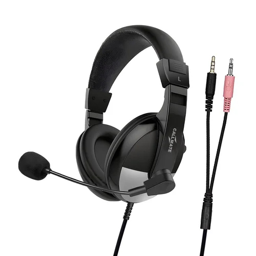 Pro 75 Wired Gaming On Ear Headphone With Mic - Body Material: Plastic
