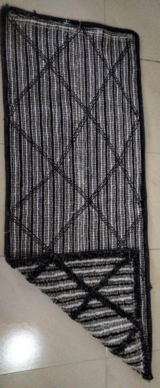 Micro Striped Runner - Micro Polyester, 22x55 Inches | Soft Yarns, Non-slip, Quick Drying, Water Absorbent, Customizable Colors & Sizes
