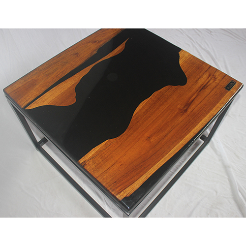 Epoxy Resin Coffee Table - Finish: Polished