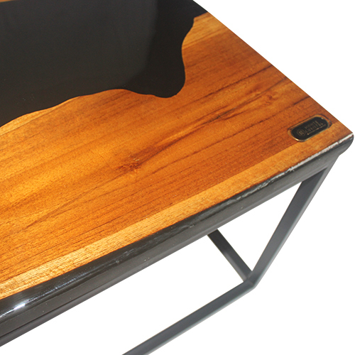 Epoxy Resin Coffee Table - Finish: Polished