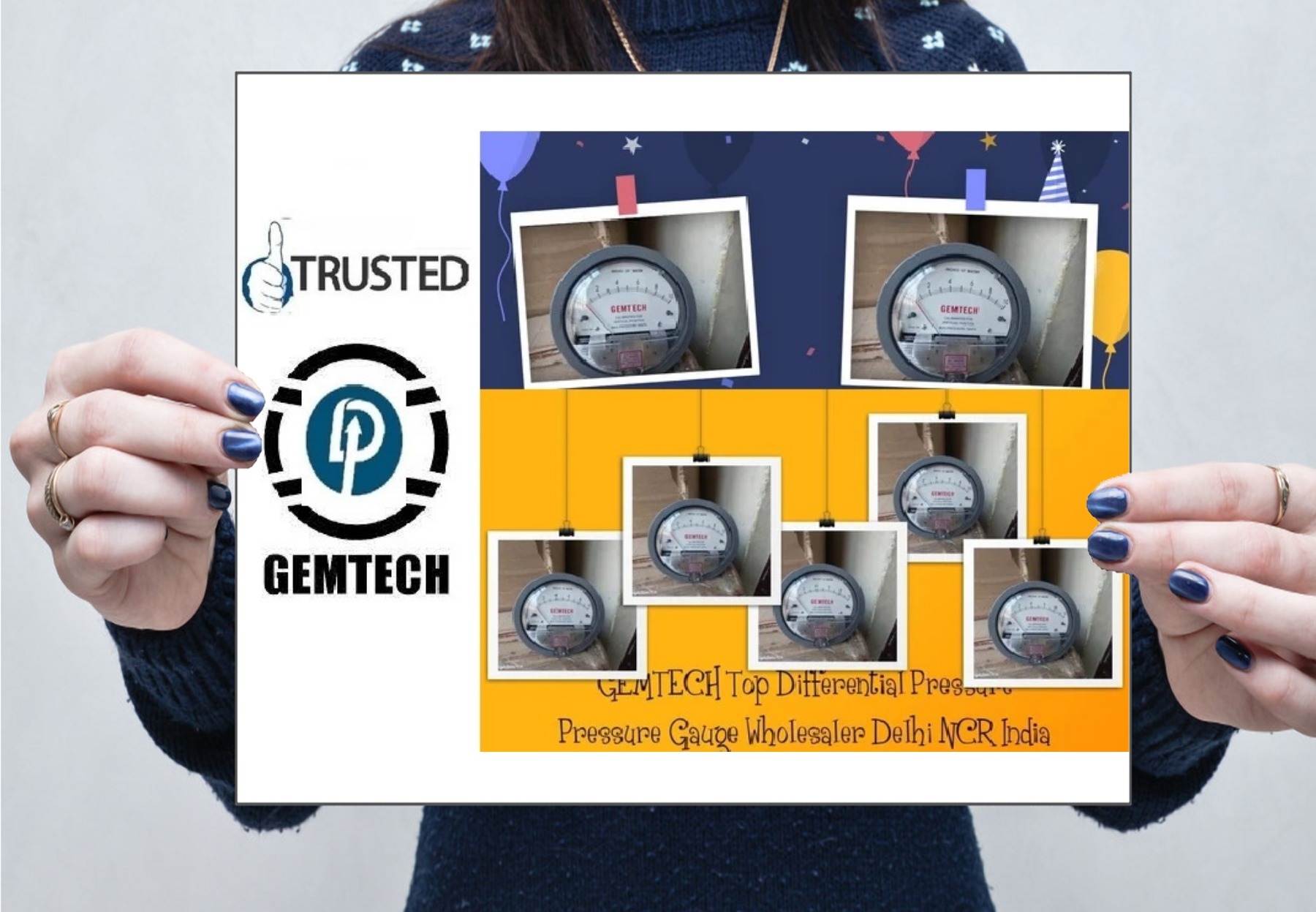 Gmtech Differential Pressure Gauge Dealers Nr. Indraprastha Apollo Hospital - Accuracy: A A 2% Of Full Span At 70(21(a A 3% On -0