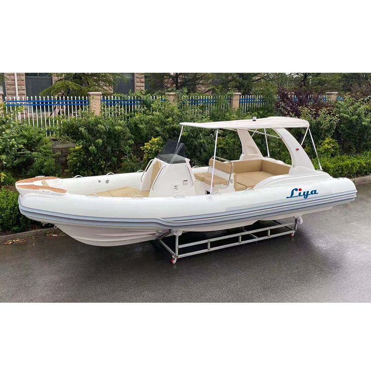 Liya 7.5 Meter Rib Boat Fiberglass Hypalon Inflatable Yacht