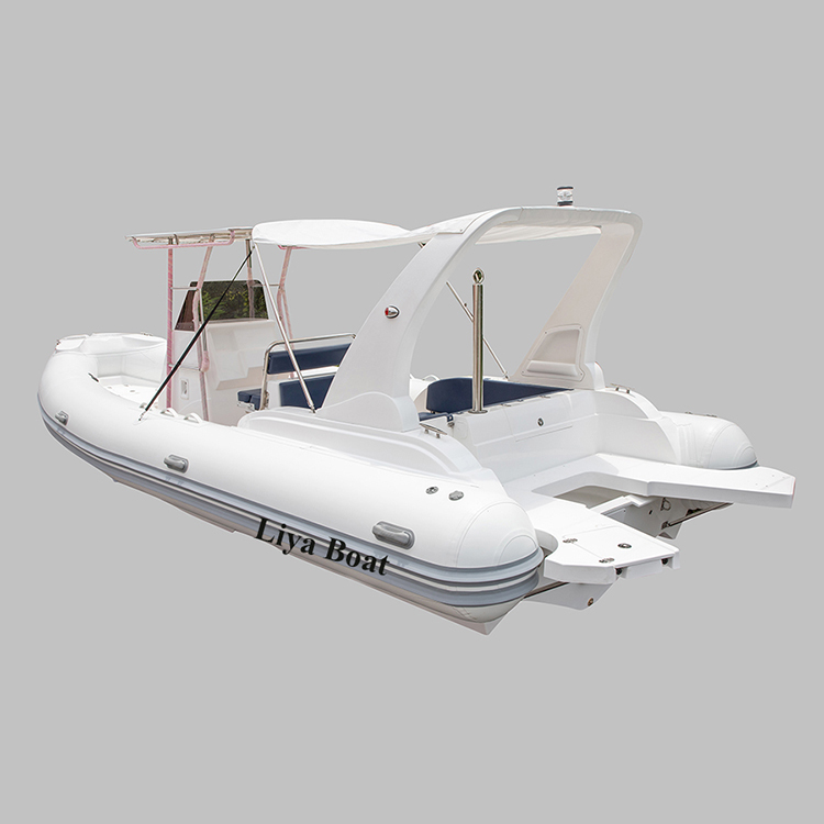 Liya 7.5 Meter Rib Boat Fiberglass Hypalon Inflatable Yacht