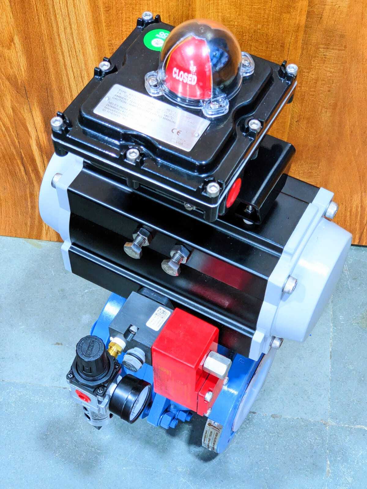 Ptfe Ball Valve With Actuator