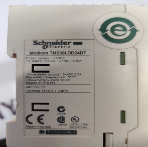 Schneider Electric Tm238ldd24dt Logic Controller