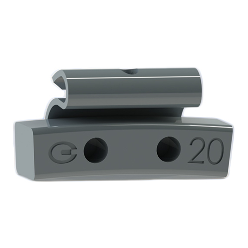20 Gm Square Steel Clip Weight - Color: As Per Requirement