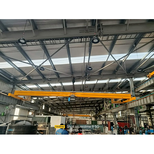 Single Girder Eot Crane - Stainless Steel/iron, Customized Size , Cabin Control With Emergency Stop And Limit Switch Features