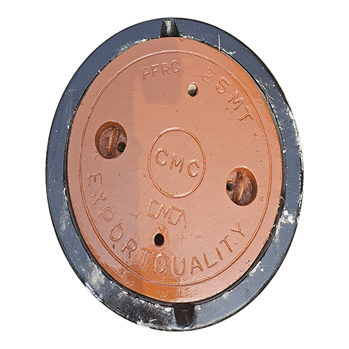 25 Mt Manhole Cover - Material: Iron