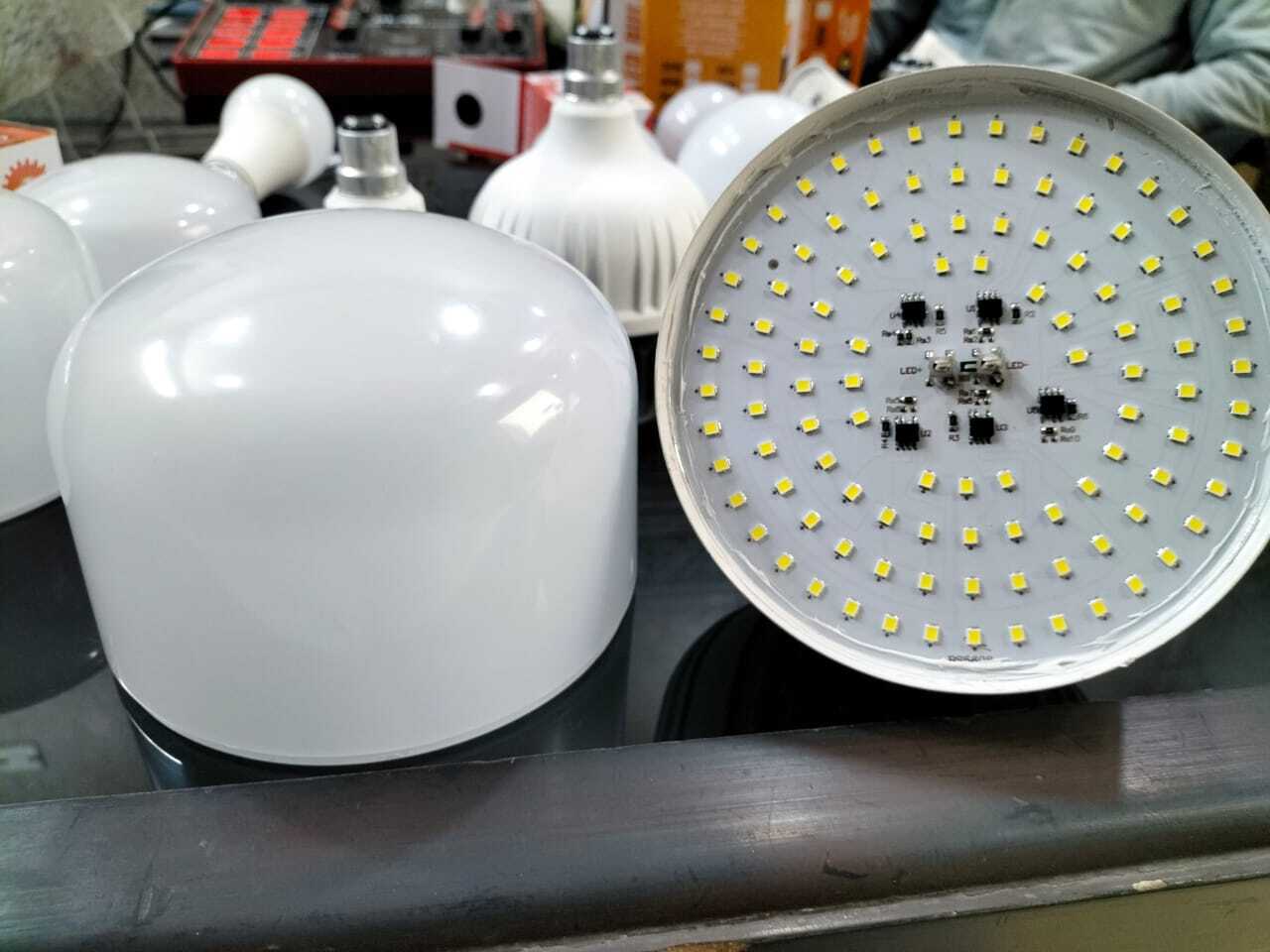 50 Watt Dome Type Led Bulb Gamma Dob Raw Material - Color: White