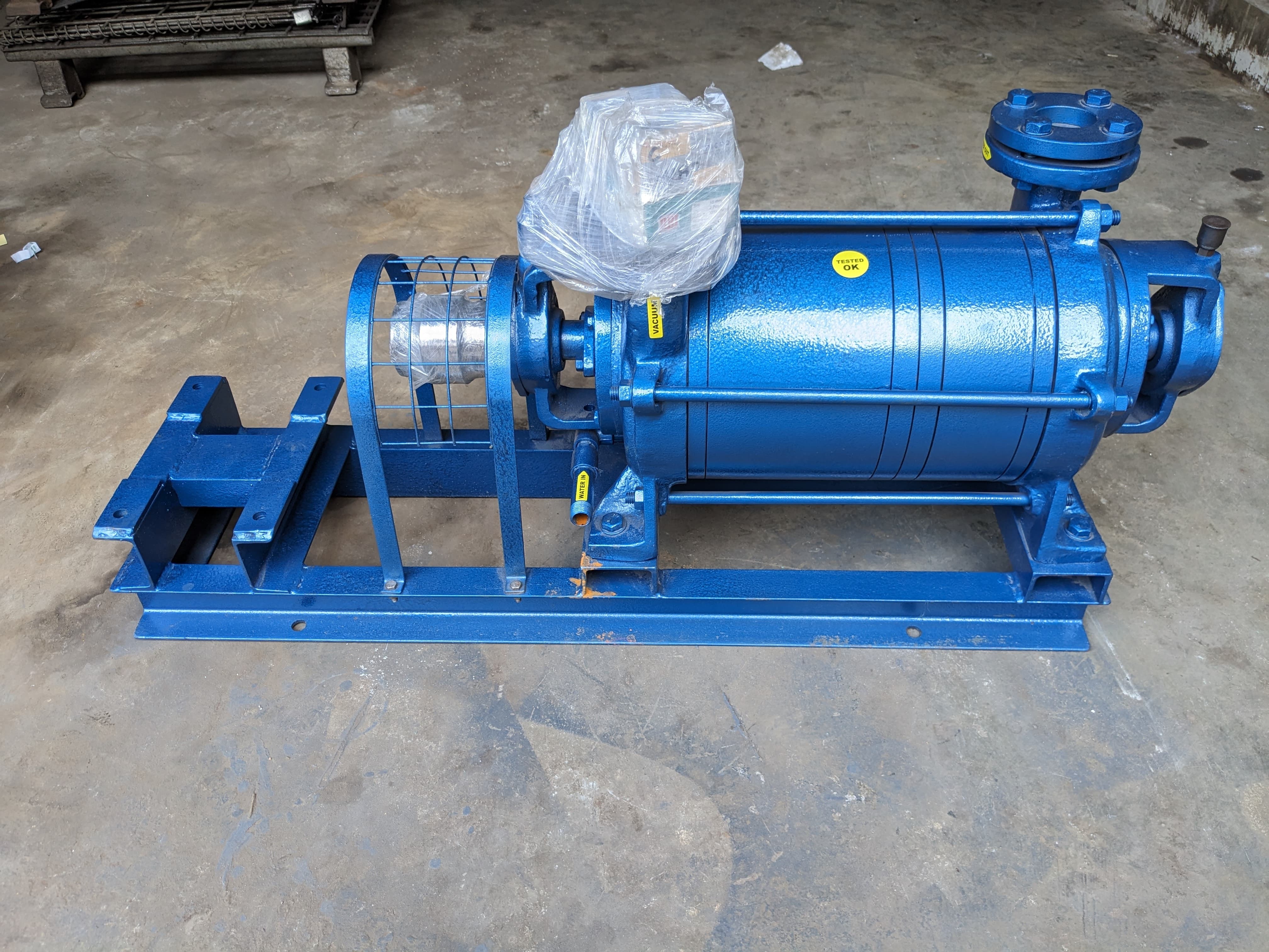 Two Stage Liquid Ring Vacuum Pump - Flow Rate: 50 Cubic Meter To 1080 Cubic Meter