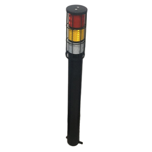 Yellow And Black Traffic Delineator Pole