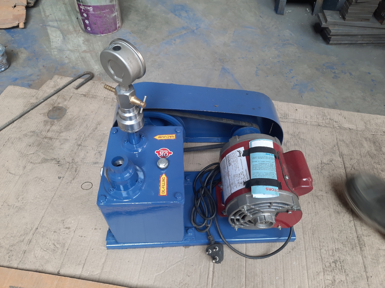 Oil Seal High Vacuum Pump - Flow Rate: 3 Cubic Meter To 600 Cubic Meter