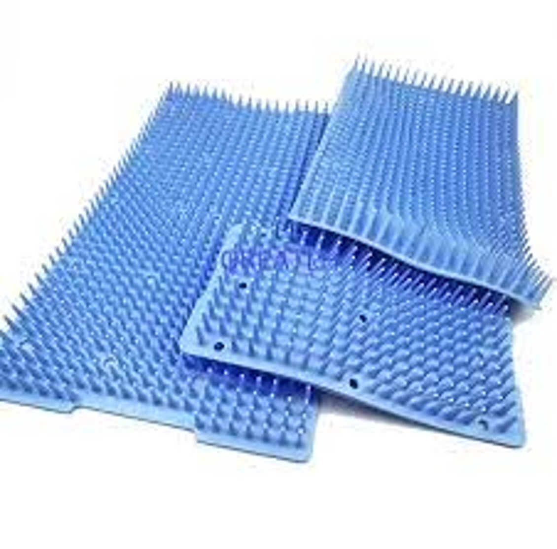 Medical Silicone Mat - 225x225x12 Mm, Blue For Instrument Safety And Organization