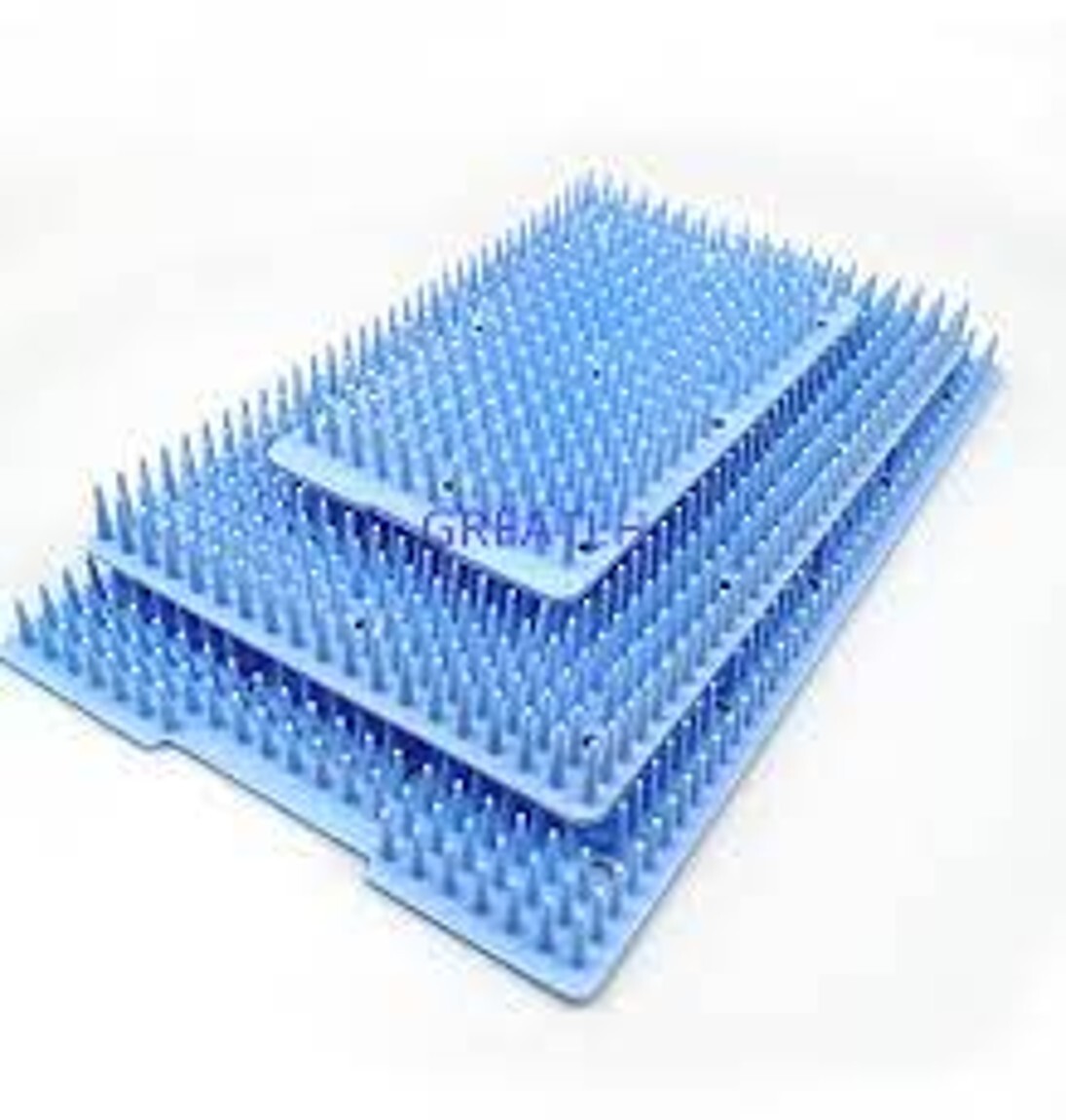 Medical Silicone Mat - 225x225x12 Mm, Blue For Instrument Safety And Organization