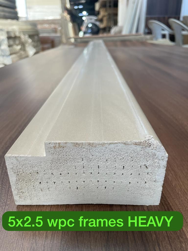 Ivory Colour Frames 5x2.5 - Surface Materials: Wpc