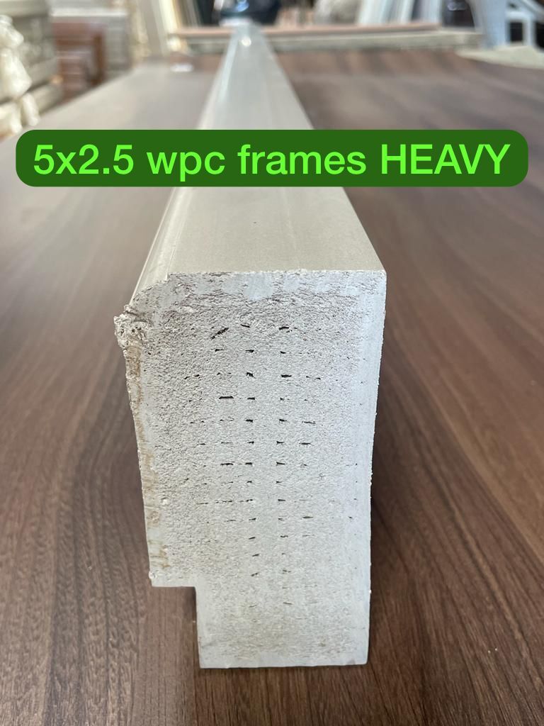 Ivory Colour Frames 5x2.5 - Surface Materials: Wpc