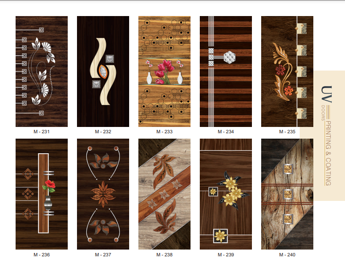 Wpc Digital Printing Doors - Color: Variety Of Colors And Wood Textures Available