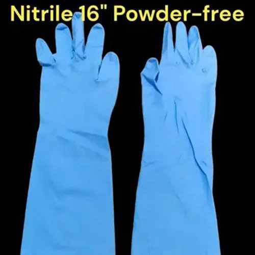Nitrile Surgical Gloves - Plus Size, Blue Color | Medical Grade, Durable and Comfortable Fit, Textured Fingertips for Secure Grip