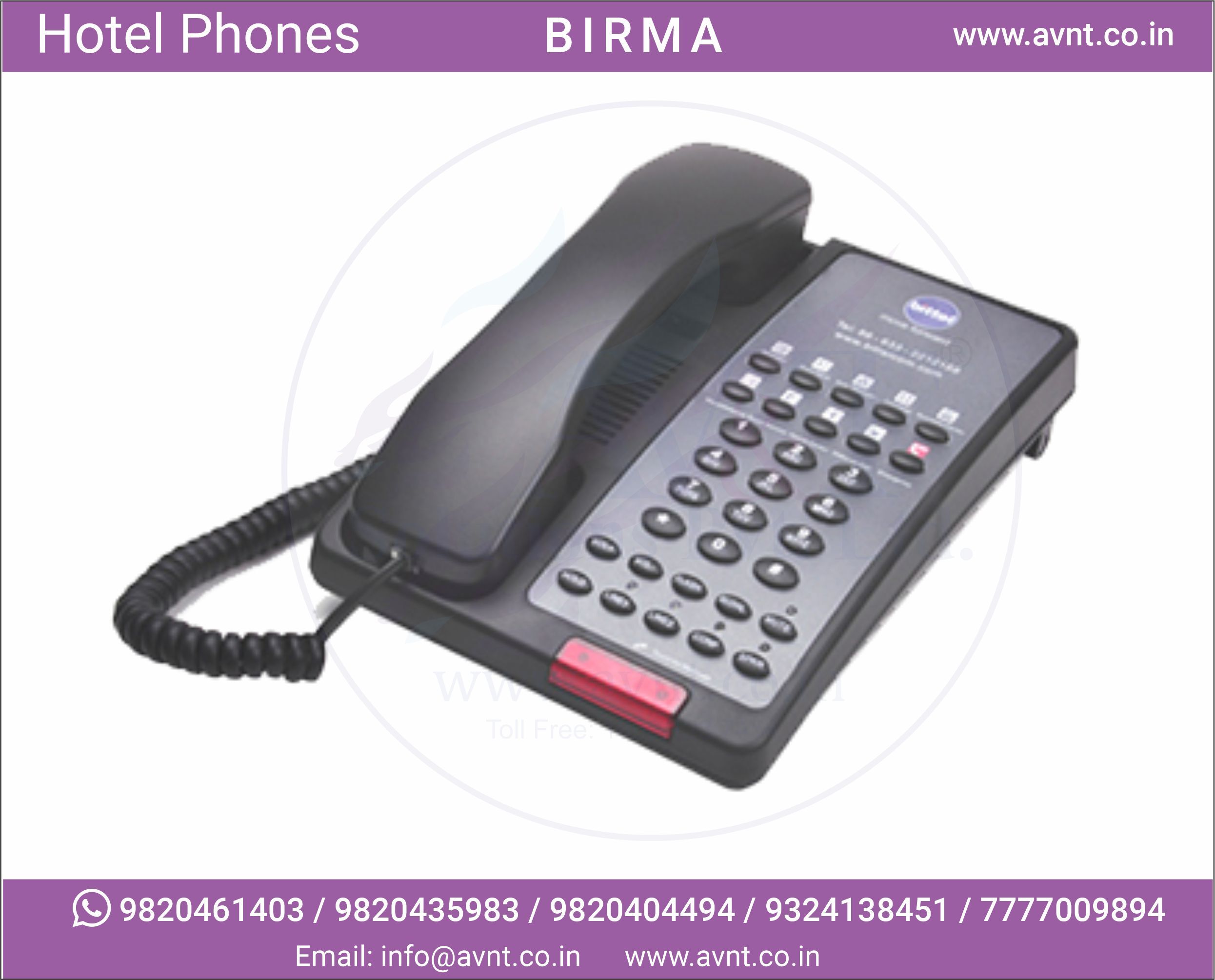 Bittel Hotel Phones at 1800.00 INR in Mumbai Maharashtra | Ab&t Sales