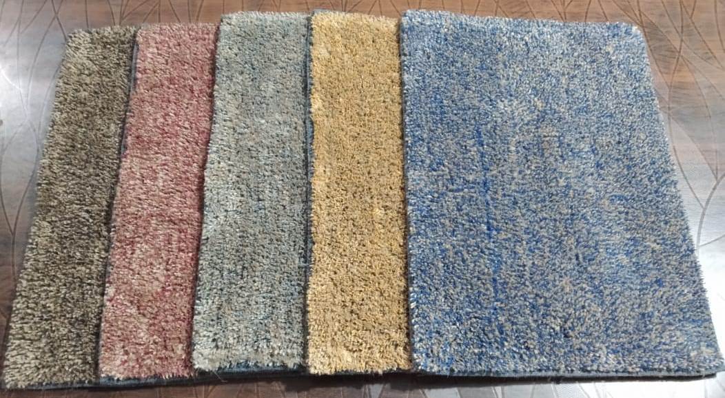 Jute Cotton Mixed Door Mats - 16x24 Inches, 360 Grams | Customizable Colors, Anti-slip, Quick Drying, Washable, Hand Tufted Design