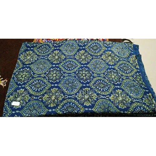 Modal Ajrakh Printed Fabric - Washable Modal, Custom Length in Meters, Multicolor Print, Textured Design for Versatile Garment Creation