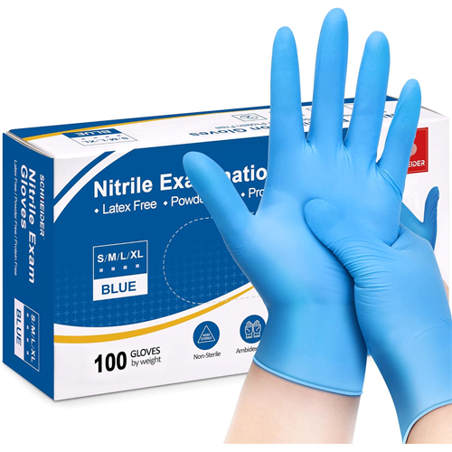 Different Available Nitrile Examination Gloves