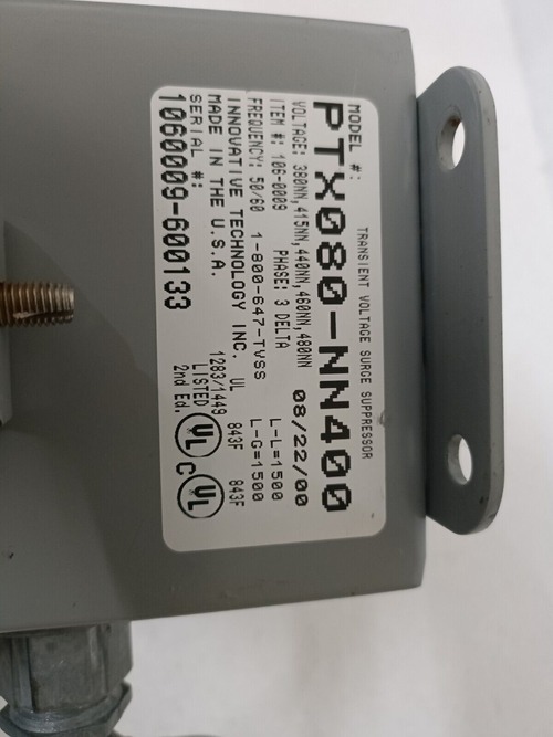Ptx080-nn400 Transient Voltage Surge Suppressor Innovative Technology Inc