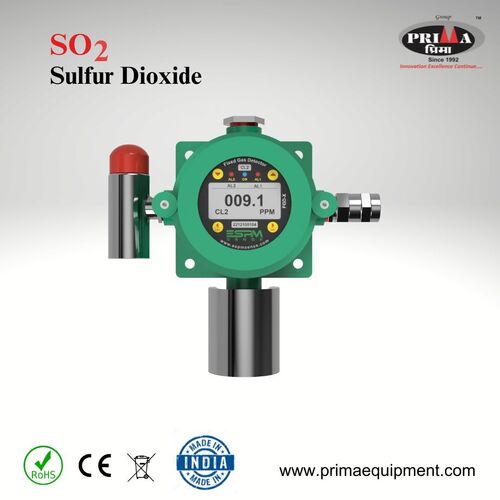 So2 Fixed Gas Detector (Sulphur Dioxide) - Dimension (L*W*H): 120 X 120 X100 Millimeter (Mm)