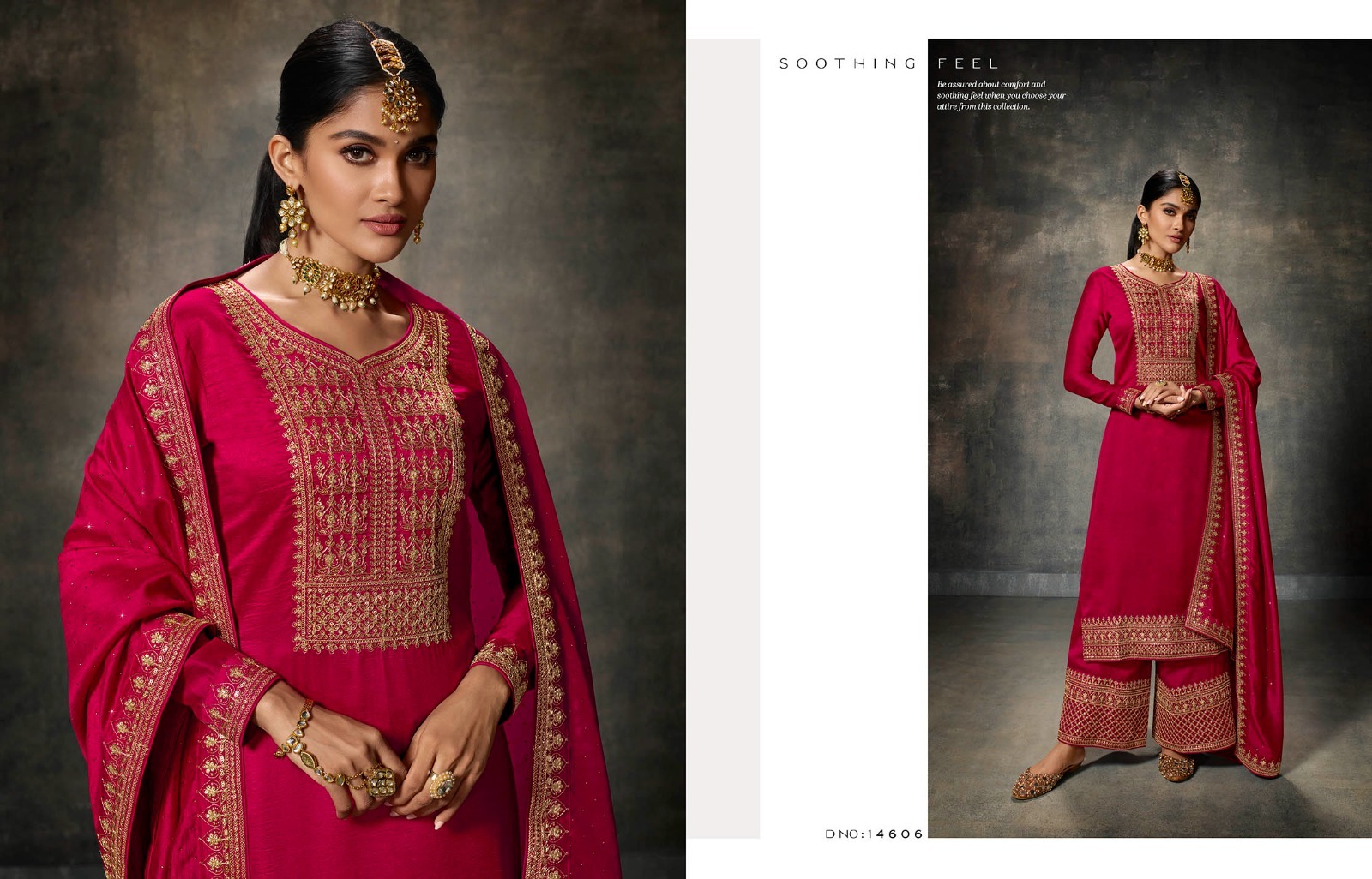 Premium Silk Party Wear Palazzo Suits