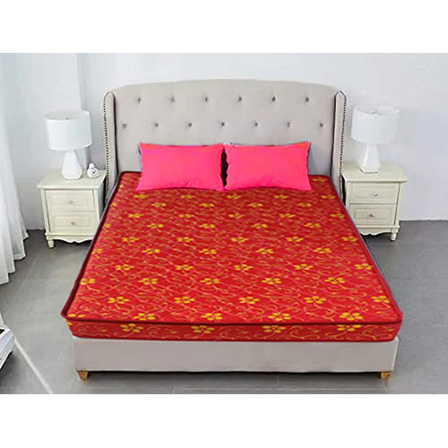 Cotton Red Relon Foam Mattress