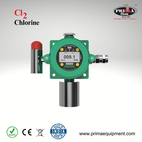 Cl2 Fixed Gas Detector (Chlorine) - Dimension (L*W*H): 120 X 120 X100 Millimeter (Mm)